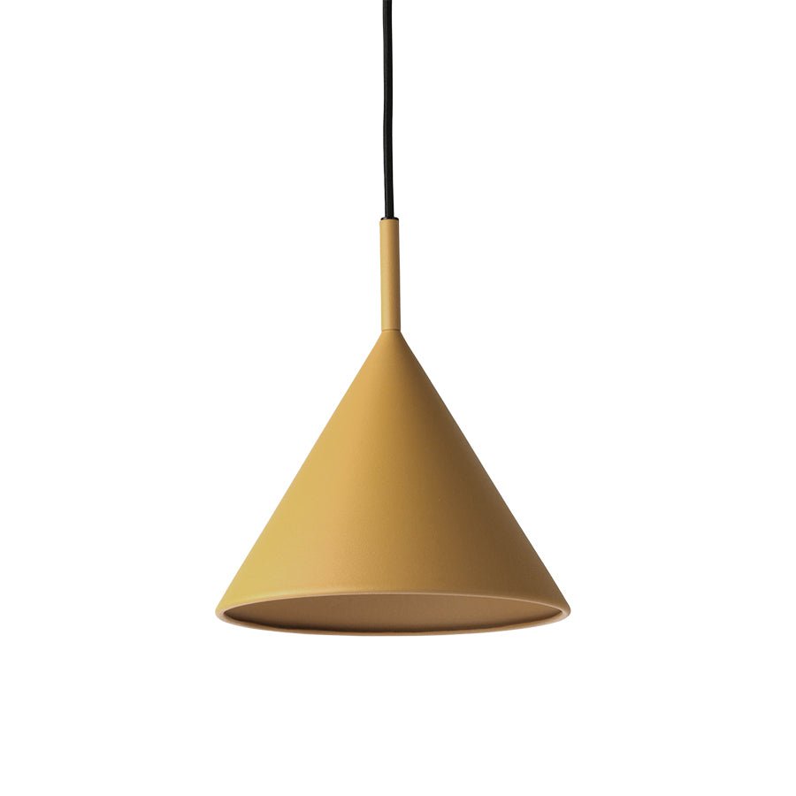 Orange metal on sale pendant light