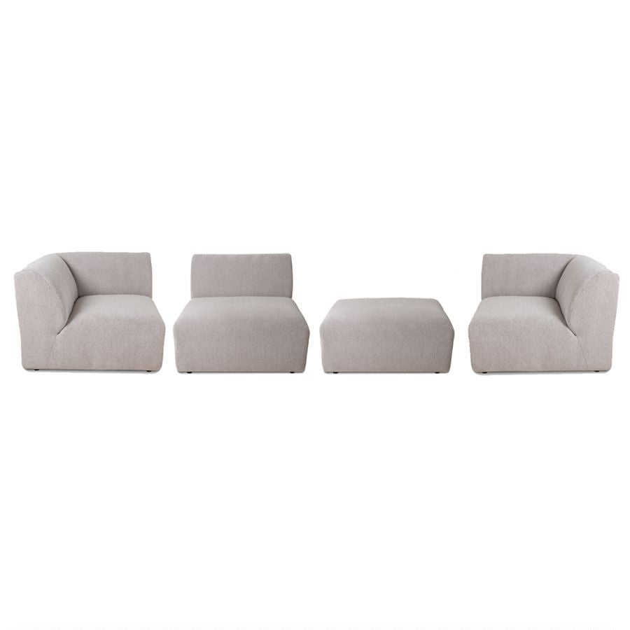 Jax Modular Sofa Round: 4 Pieces - House of Orange