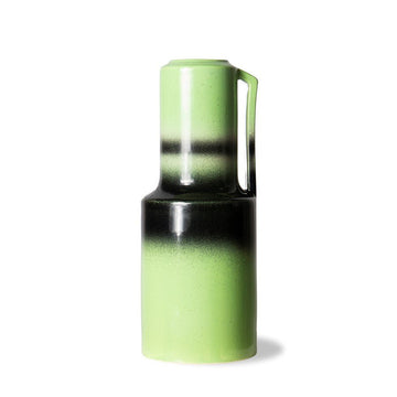 The Emeralds Ceramic Vase Green with Handle - House of Orange