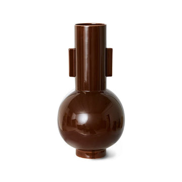 Ceramic vase espresso L - House of Orange