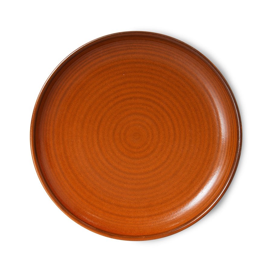 Chef ceramics: side plate, burned orange - House of Orange