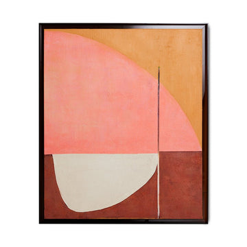 Framed artwork, 'Roseate hues' 107x127 cm - House of Orange