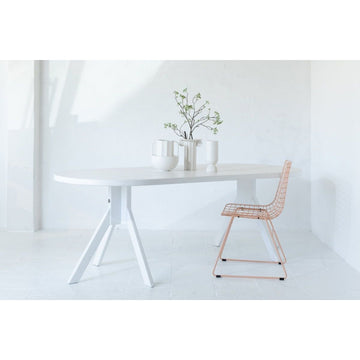 Esther Oval Dining Table - House of Orange