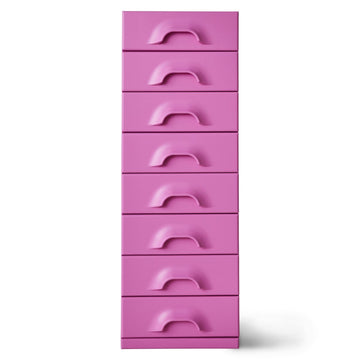 Chest of 8 drawers, urban pink - House of Orange