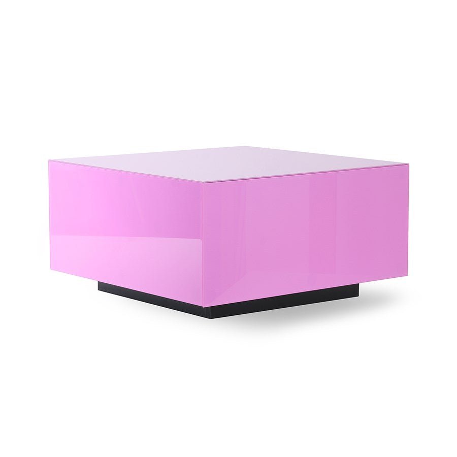 Mirror Block Coffee Table Pink L - House of Orange