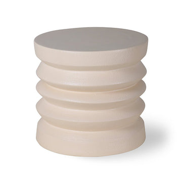 Stoneware Side Table Cream - House of Orange