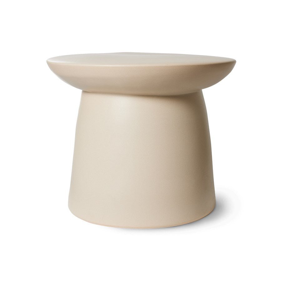 Earthenware side table L cream - House of Orange