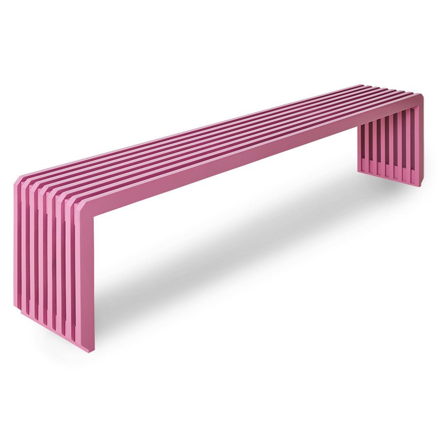 Slatted bench hot pink L - House of Orange