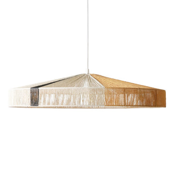  HK Living | Pendant rope lamp black stripe | House of Orange Melbourne