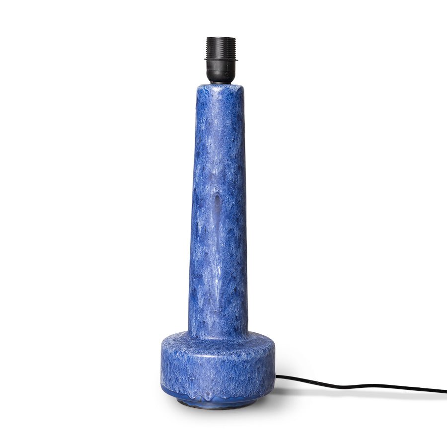 Retro Stoneware Lamp Base, blue - House of Orange