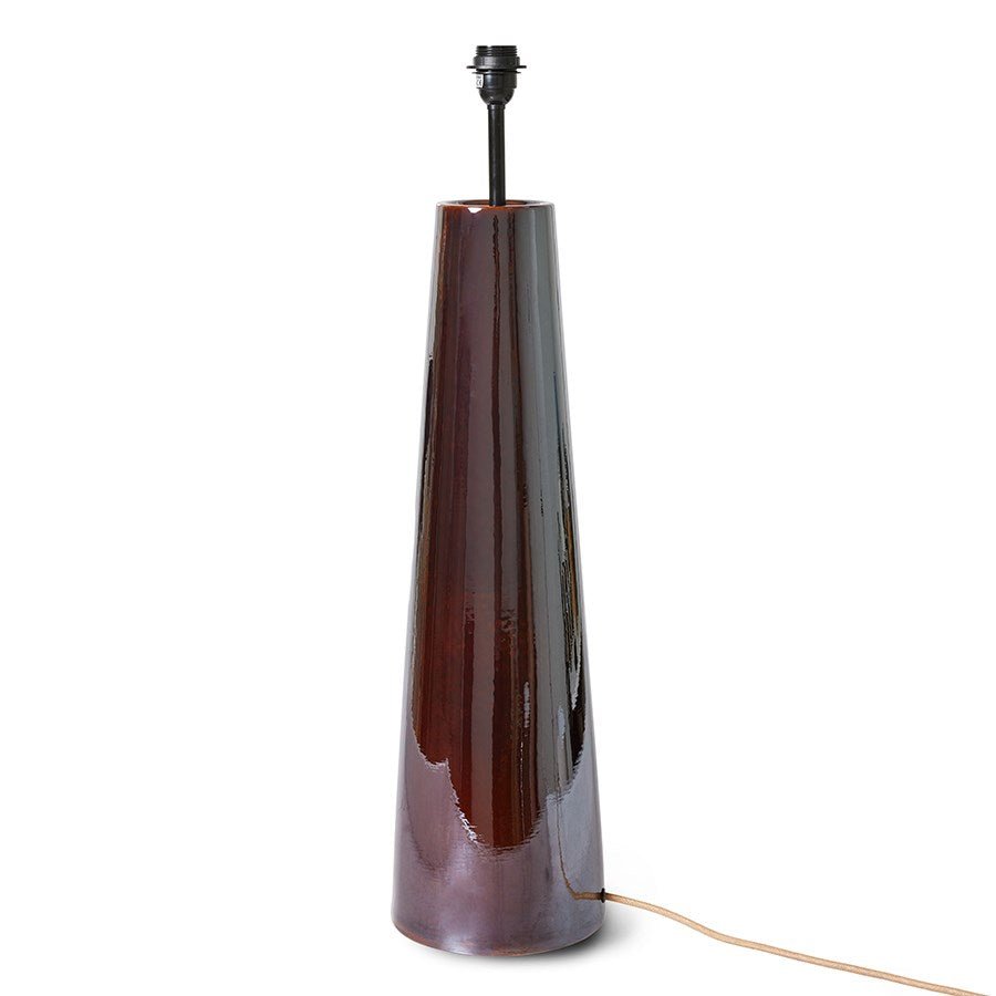 Cone floor lamp base XL brown - House of Orange