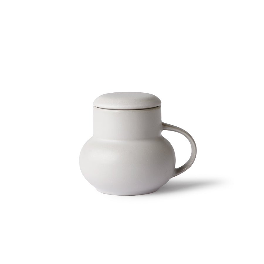 Ceramic Bubble Tea Mug M Grey - House of Orange