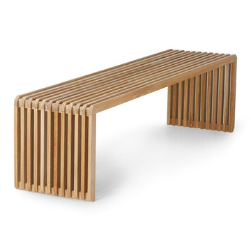 Slatted Bench Bold, Teak - House of Orange