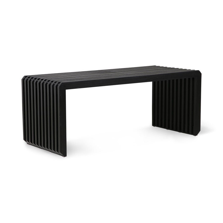 Slatted Bench/Element, Black - House of Orange