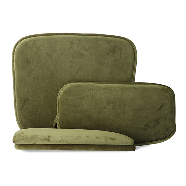 Wire Armchair Velvet Comfort Kit Green - House of Orange