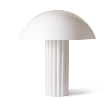 Acrylic Mushroom Table Lamp White - House of Orange